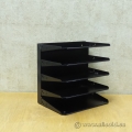 Metal Black 5 Shelf File Paper Holder
